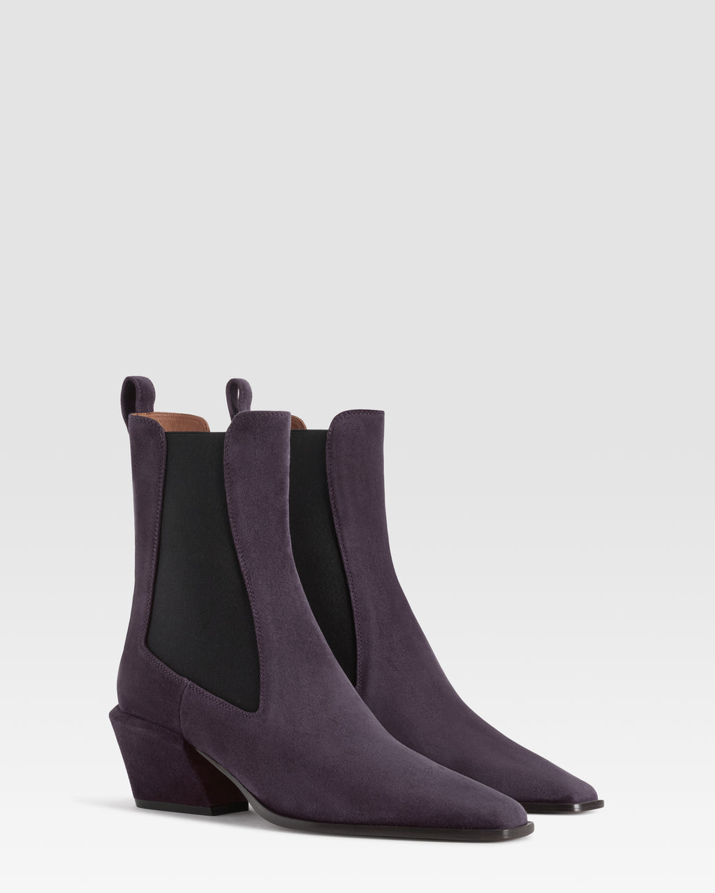 VELOURSLEDER ANKLE BOOT