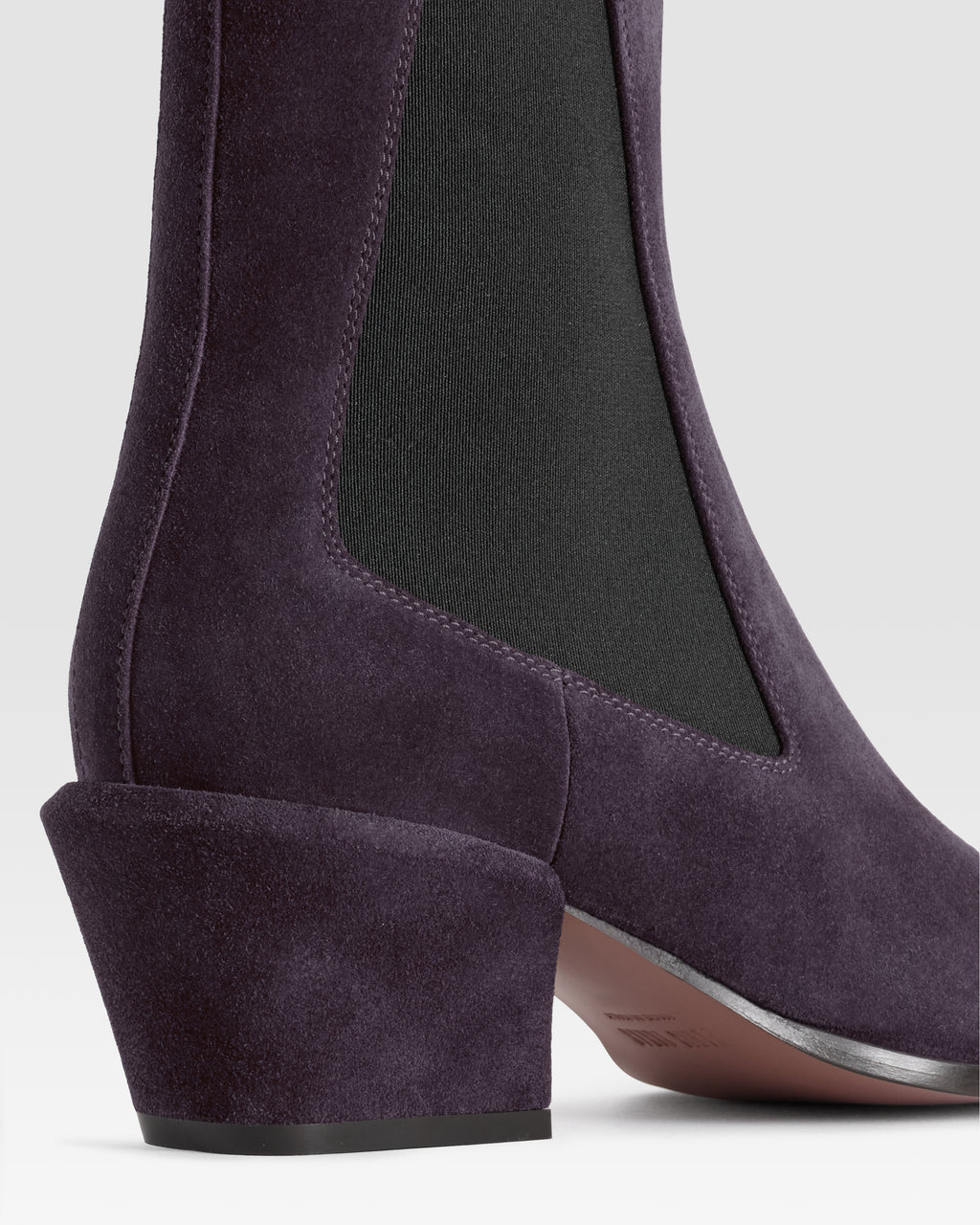 VELOURSLEDER ANKLE BOOT