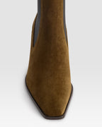 STIVALETTO IN PELLE SCAMOSCIATA
