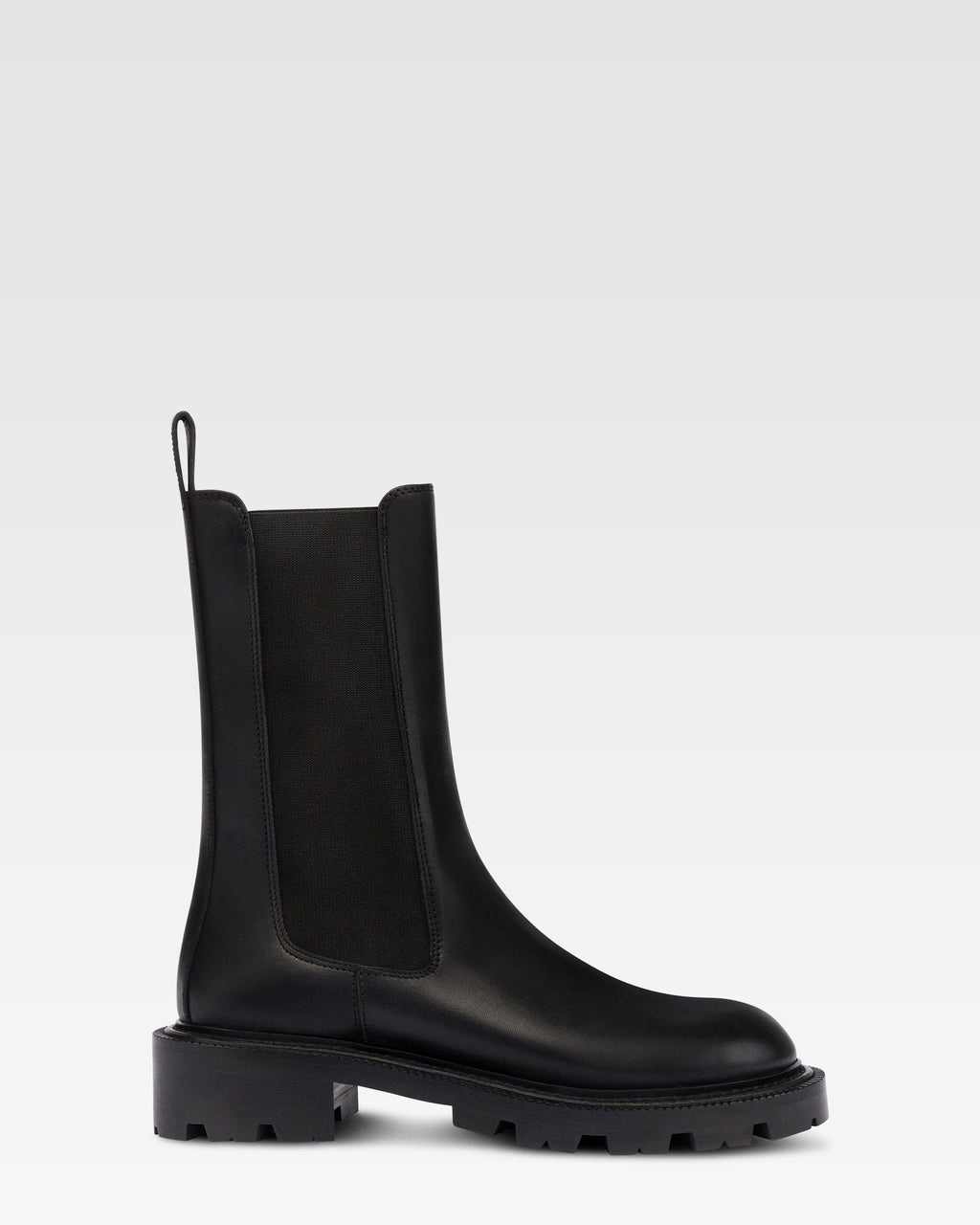 Botines de piel de becerro color negro