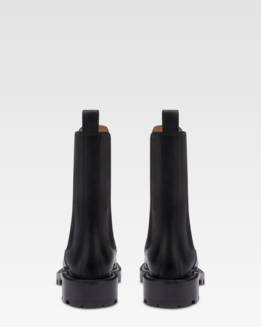 Botines de piel de becerro color negro