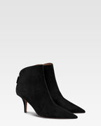 Botines en ante negro