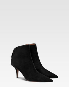 Botines en ante negro