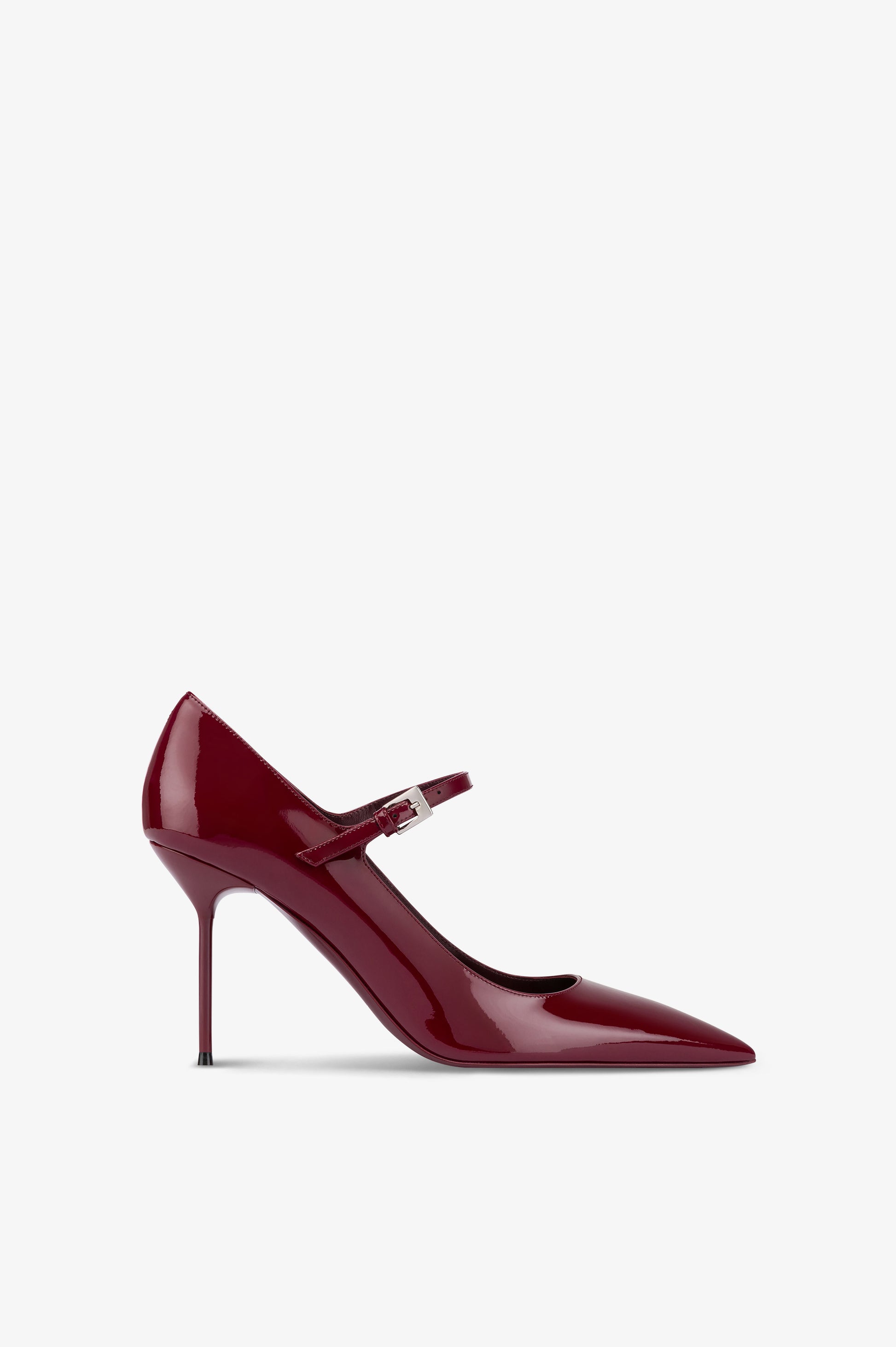 Pumps in vernice rouge noir