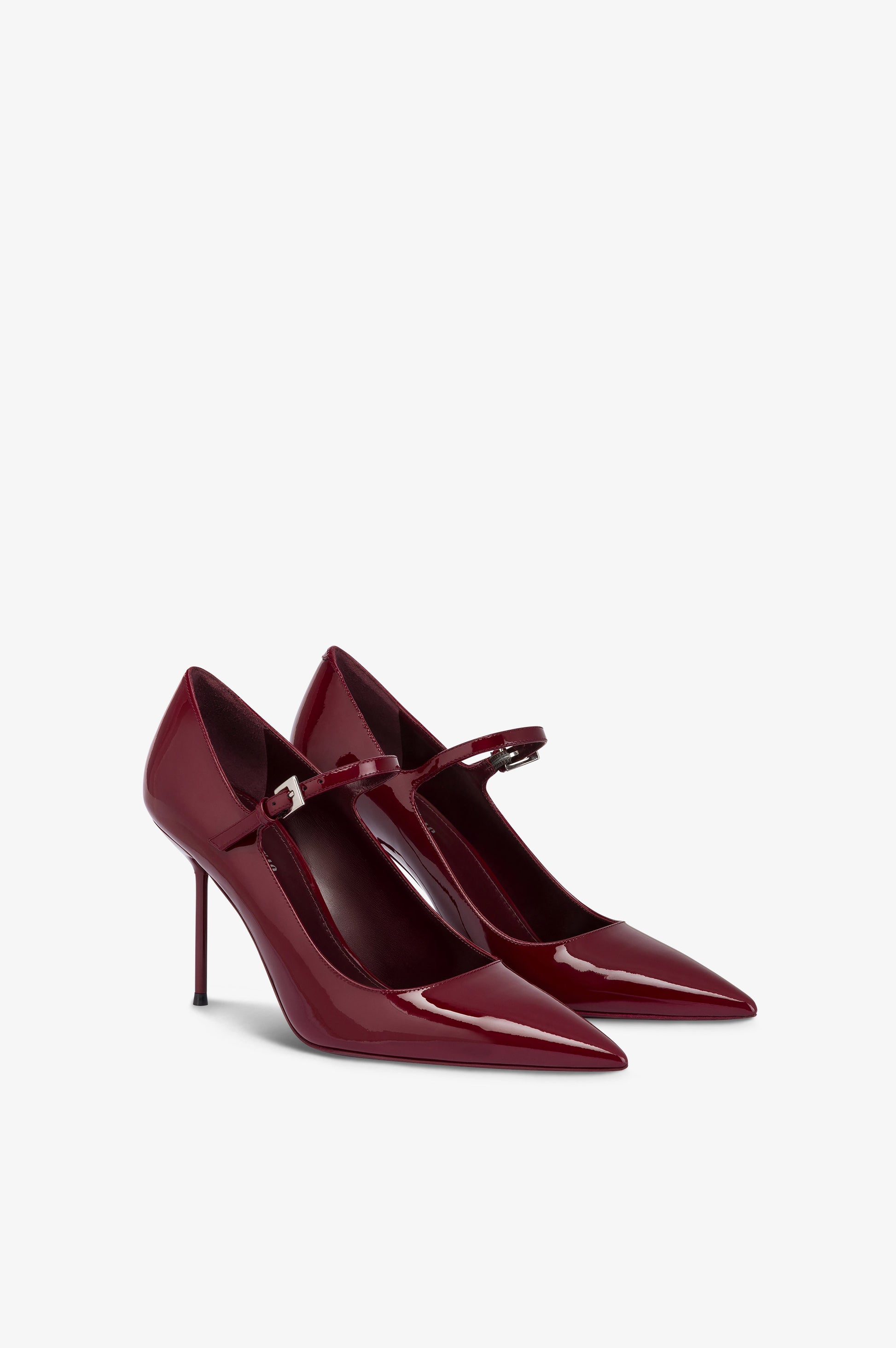 Pumps in vernice rouge noir