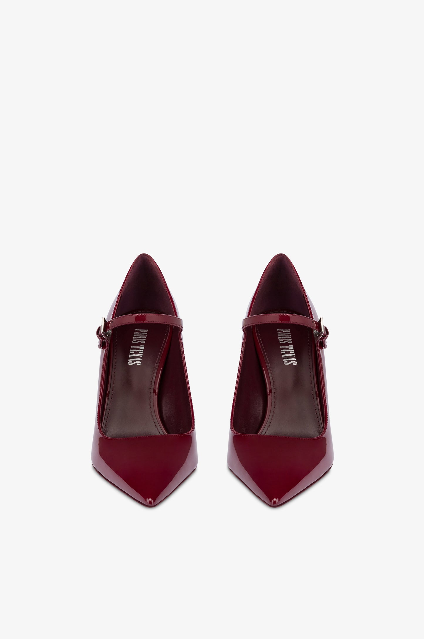 Pumps in vernice rouge noir