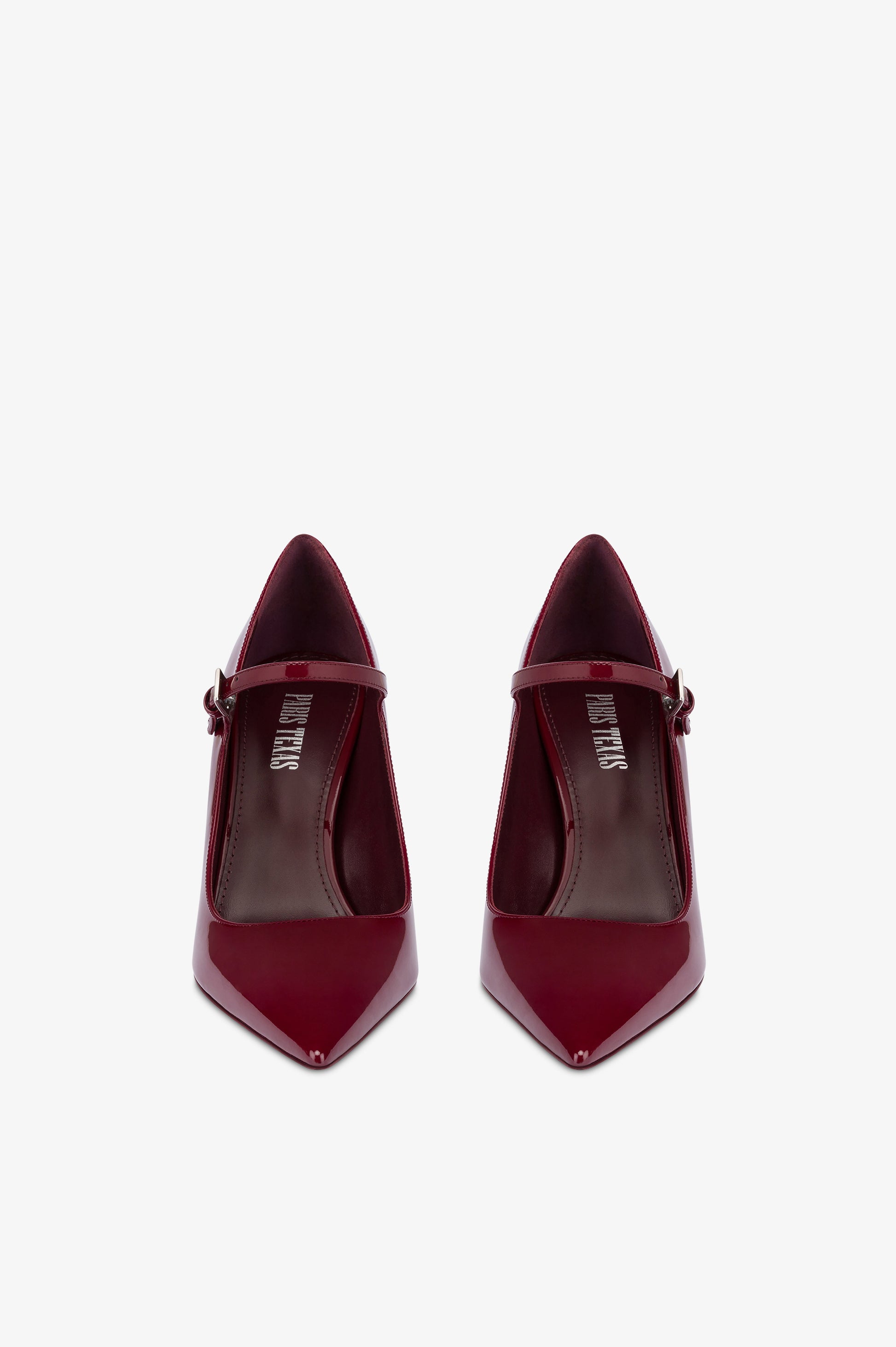 Pumps in vernice rouge noir