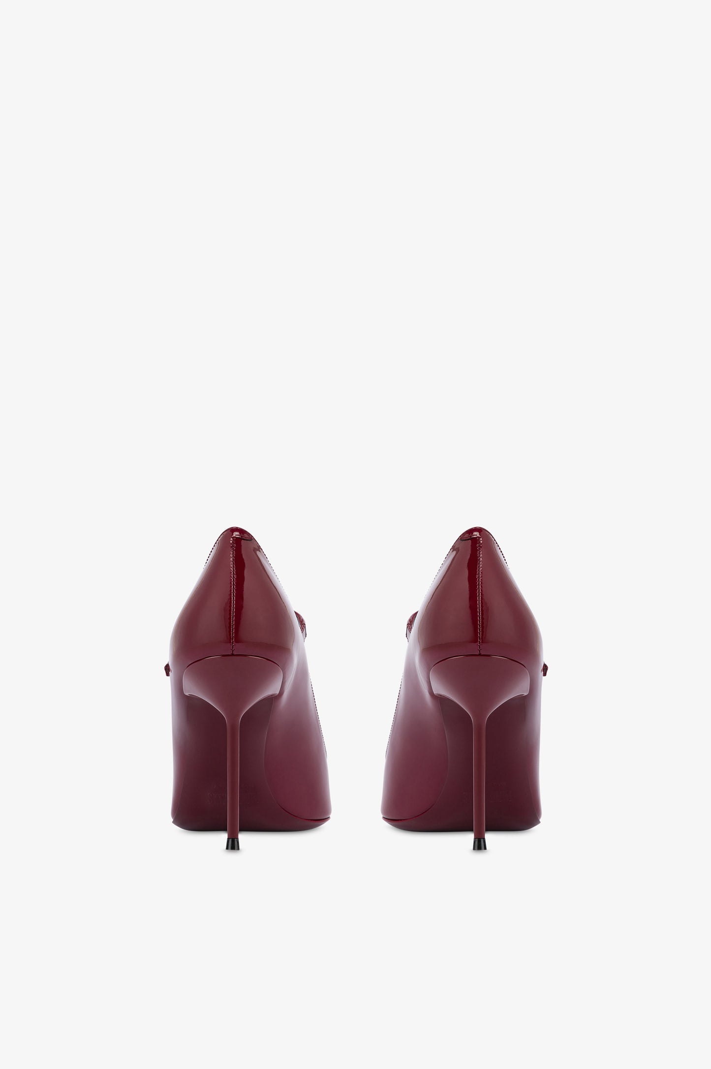 Pumps in vernice rouge noir