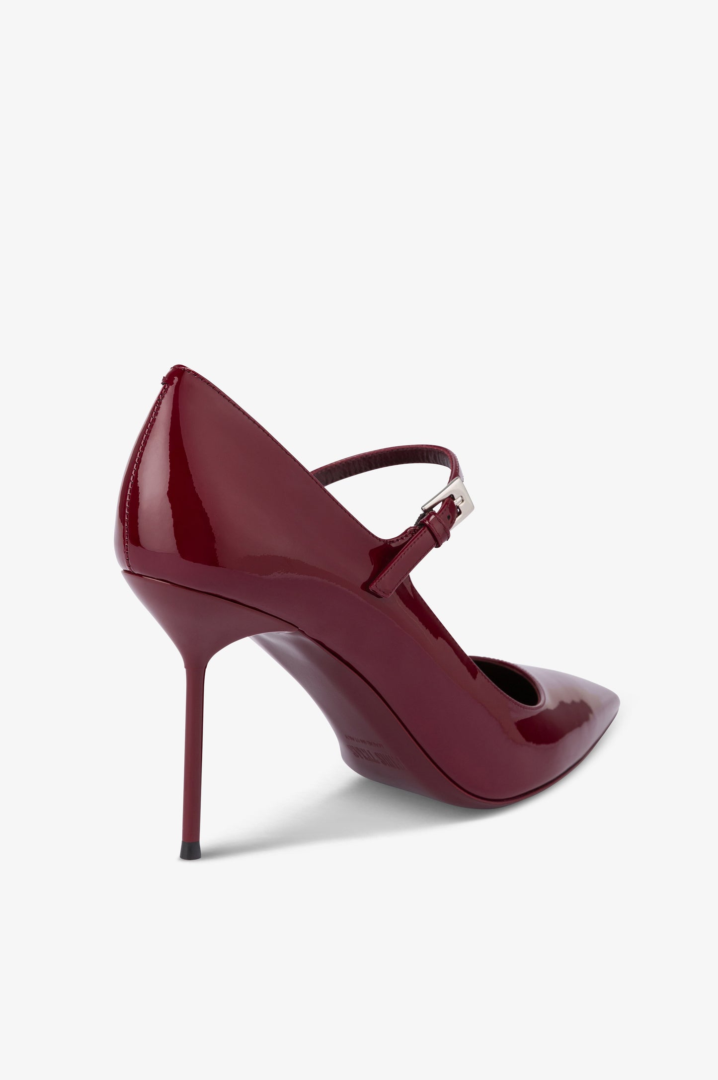 Pumps in vernice rouge noir