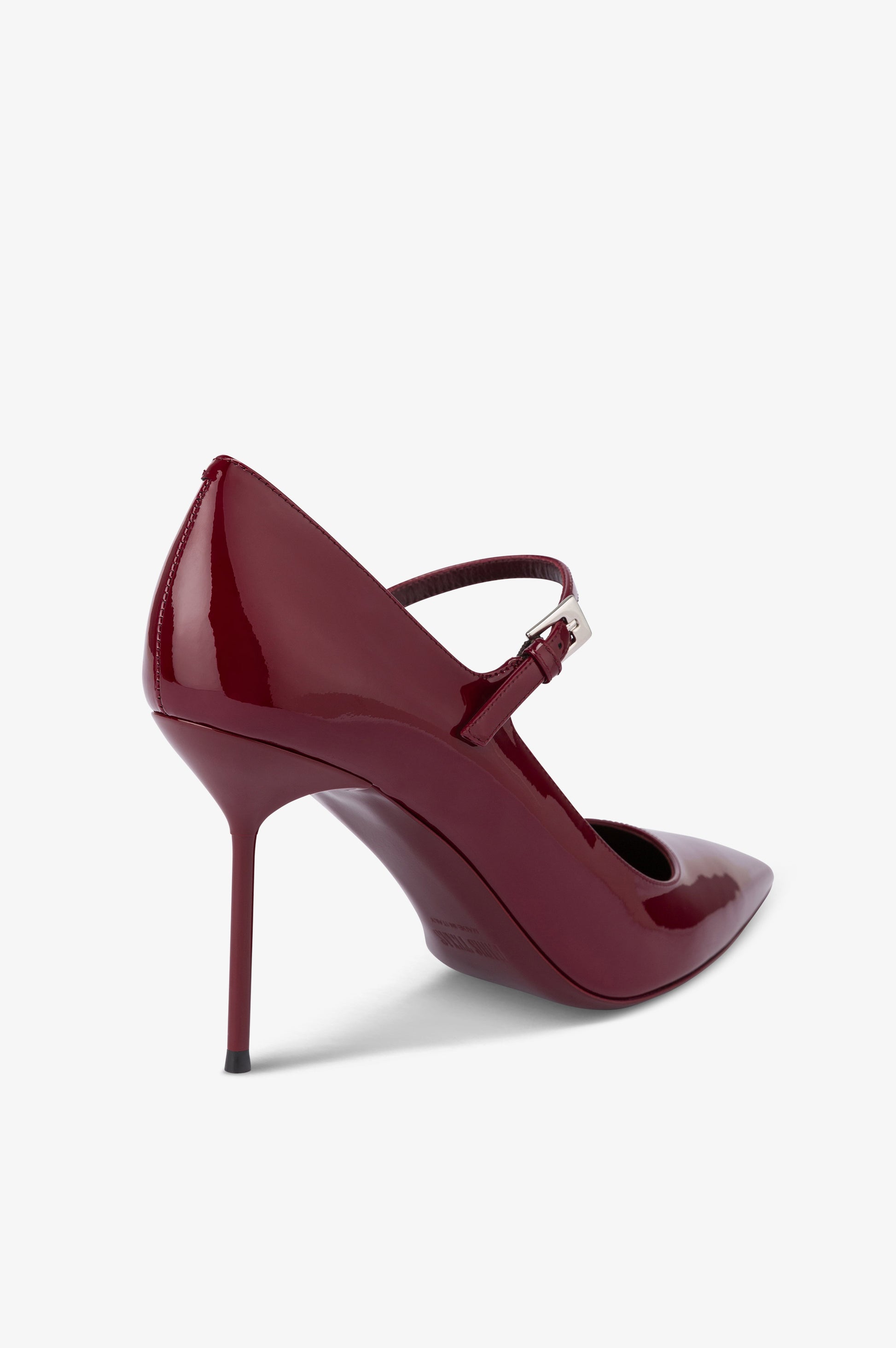 Pumps in vernice rouge noir