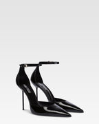 Patent leather pump