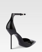 Patent leather pump