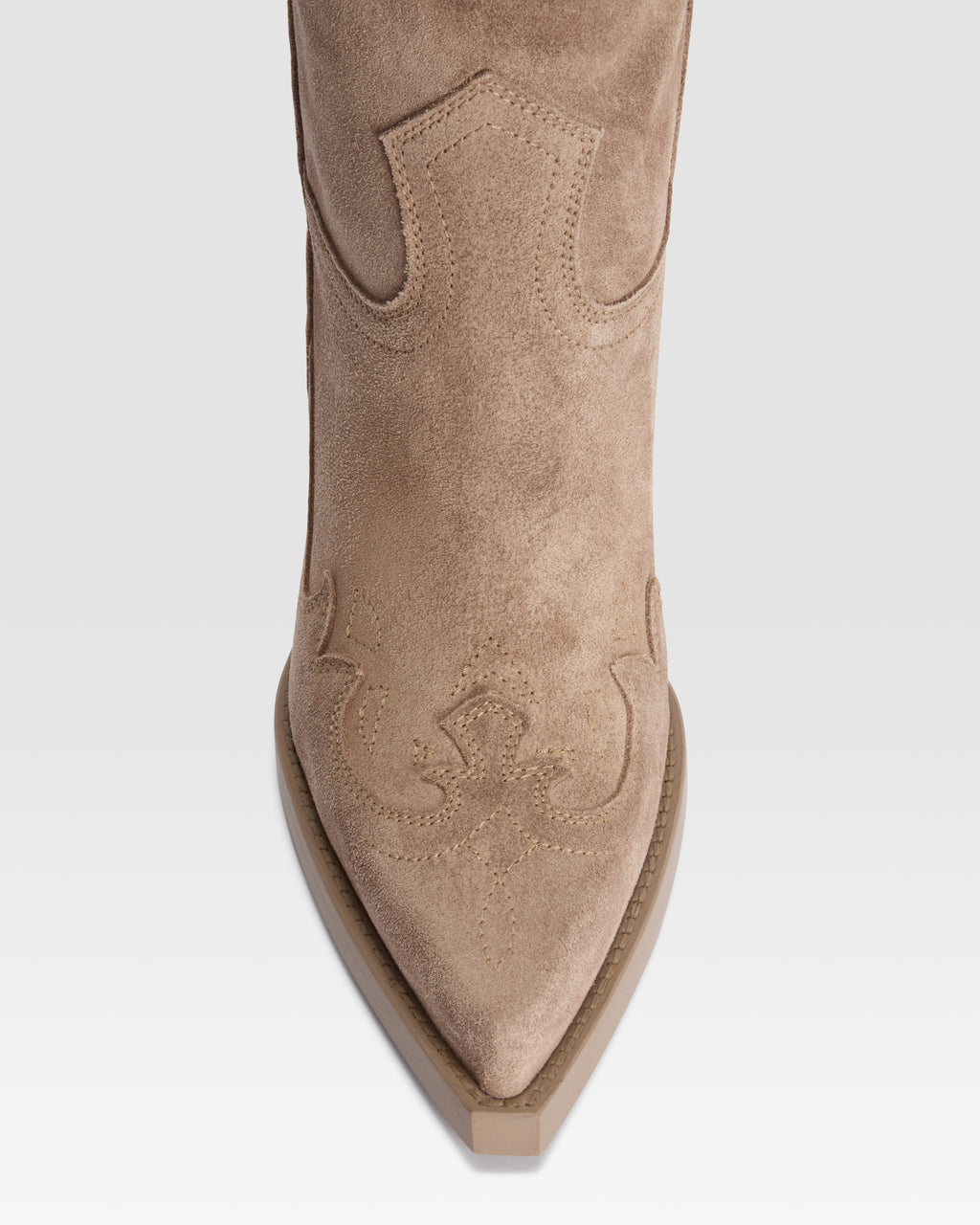VELOURSLEDER WESTERN STIEFEL