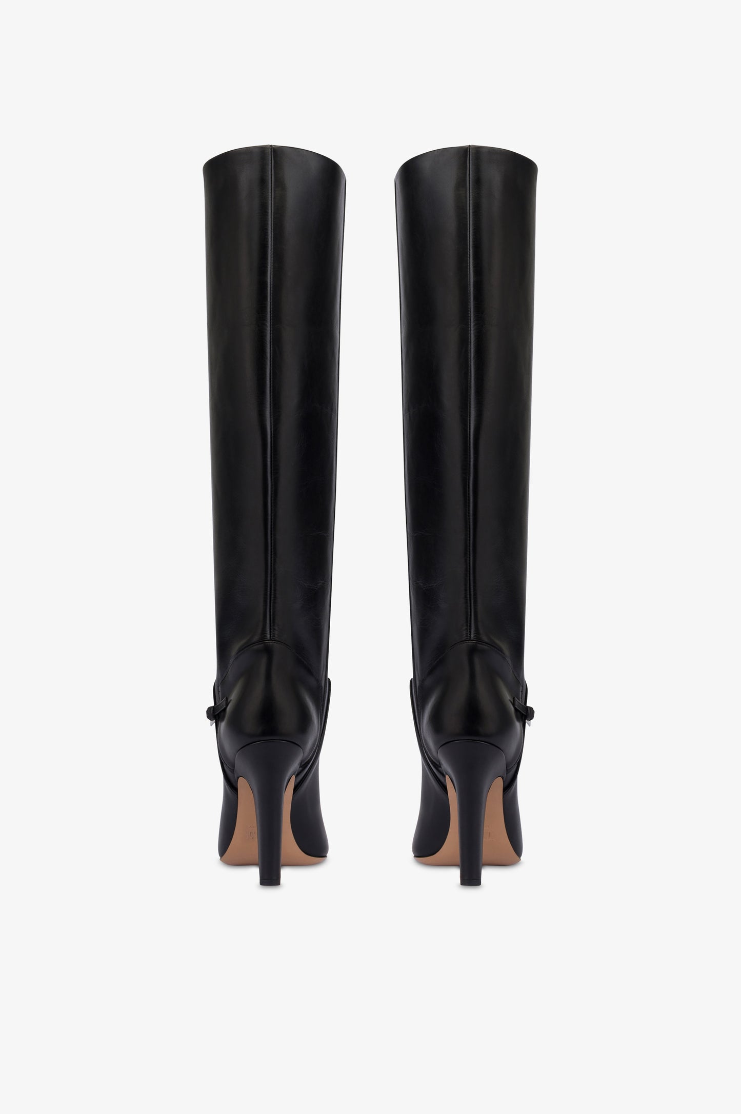 Stivali in pelle nera