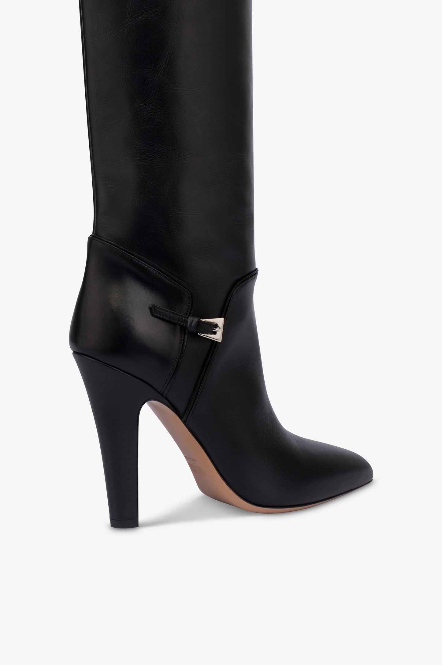 Stivali in pelle nera