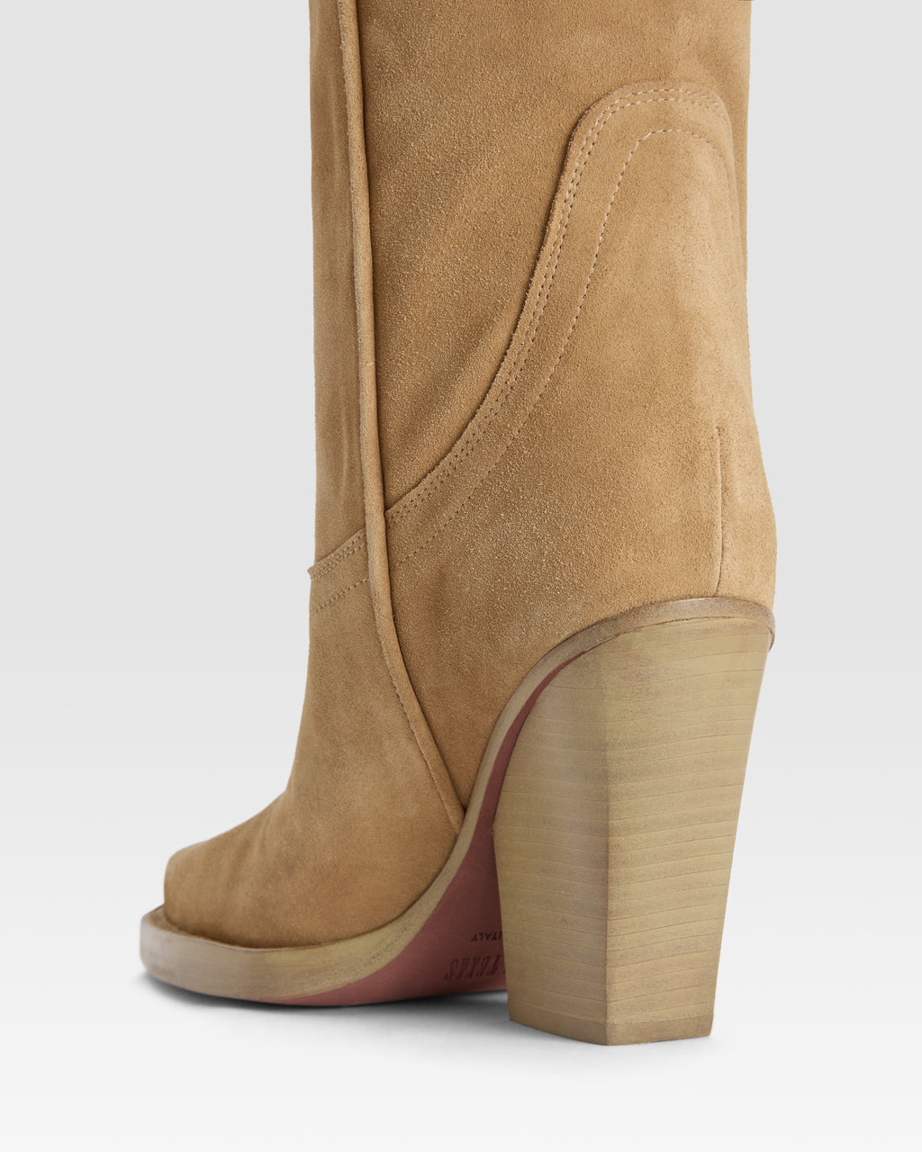 Texani in pelle scamosciata whisky