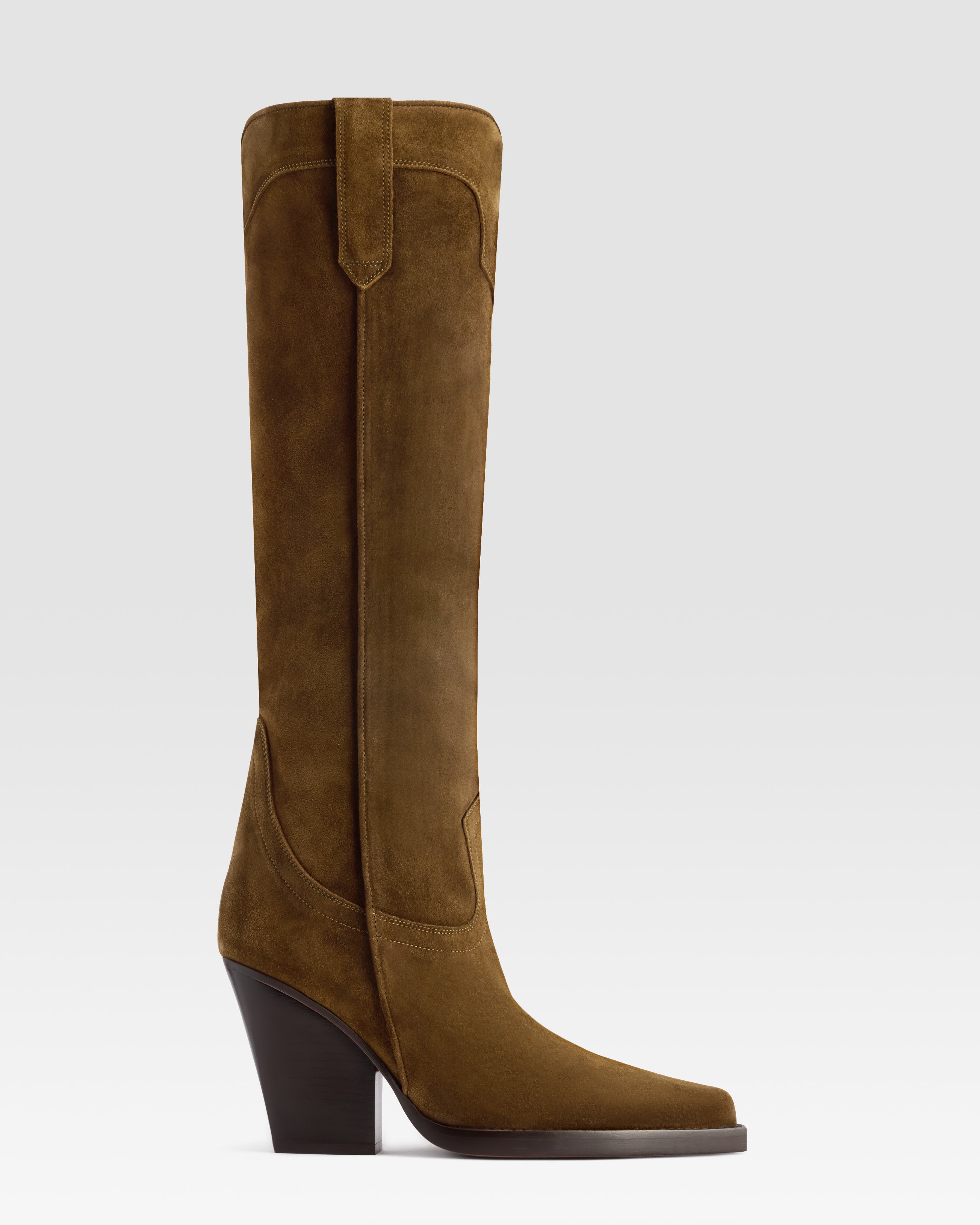 BOTTE WESTERN EN VEAU VELOURS