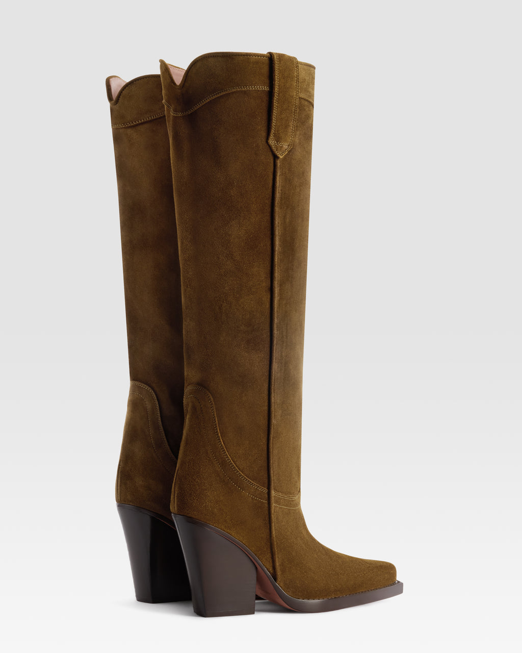 BOTTE WESTERN EN VEAU VELOURS