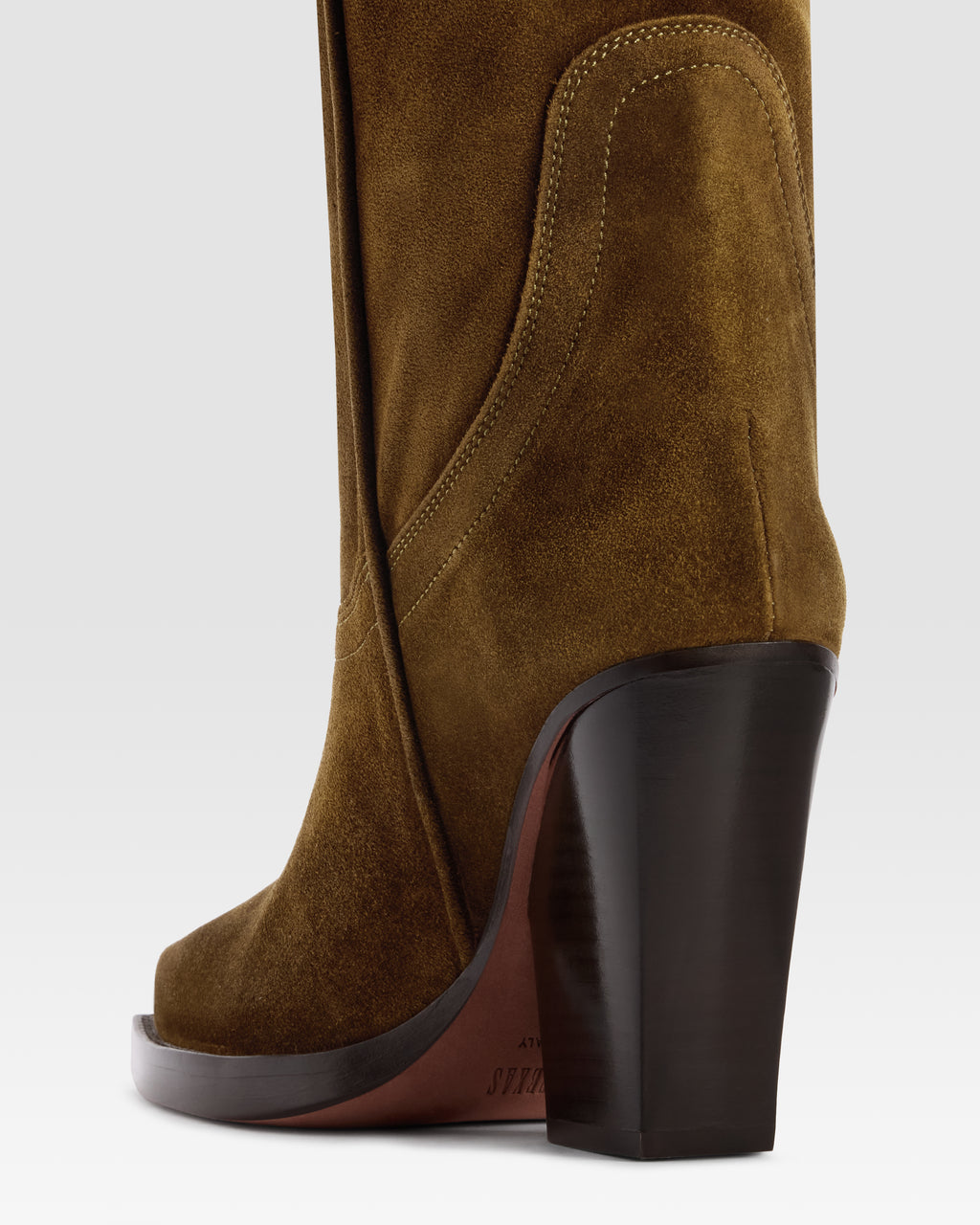 BOTTE WESTERN EN VEAU VELOURS