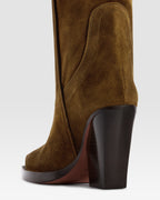 BOTTE WESTERN EN VEAU VELOURS