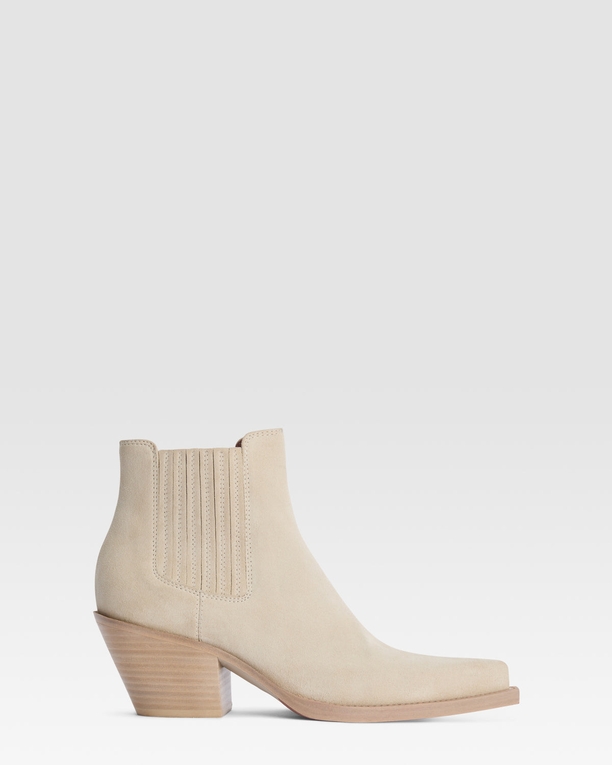 Westernstiefelette aus Wildleder