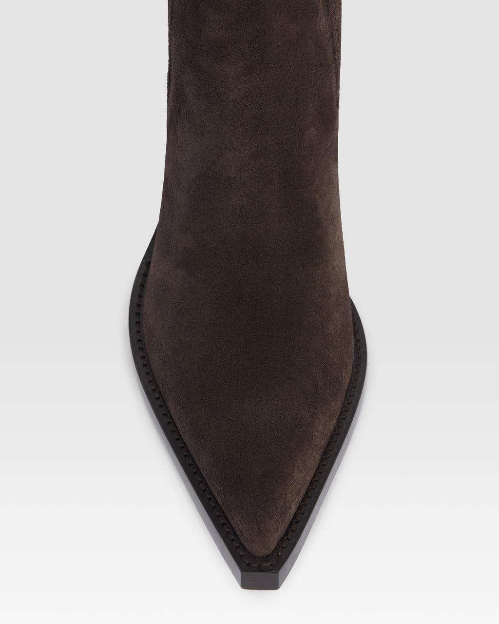 Stivaletti Texani in pelle scamosciata ebano