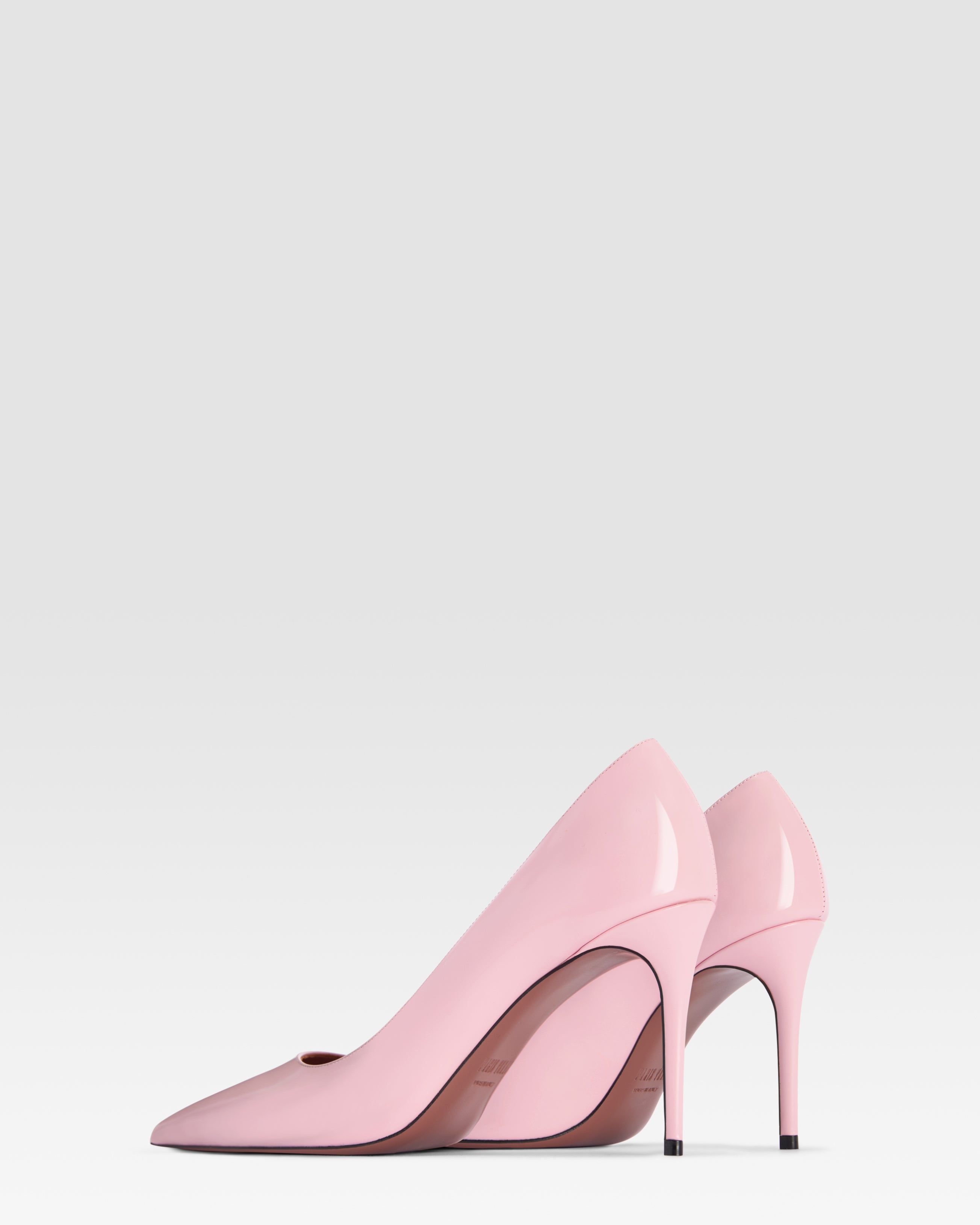 Pumps aus geburstetem Kalbsleder in Blutenrosa