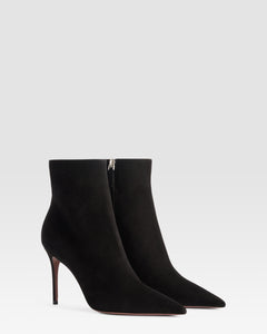 VELOURSLEDER ANKLE BOOT