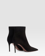 VELOURSLEDER ANKLE BOOT