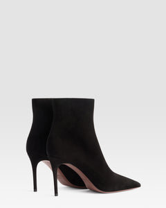 VELOURSLEDER ANKLE BOOT