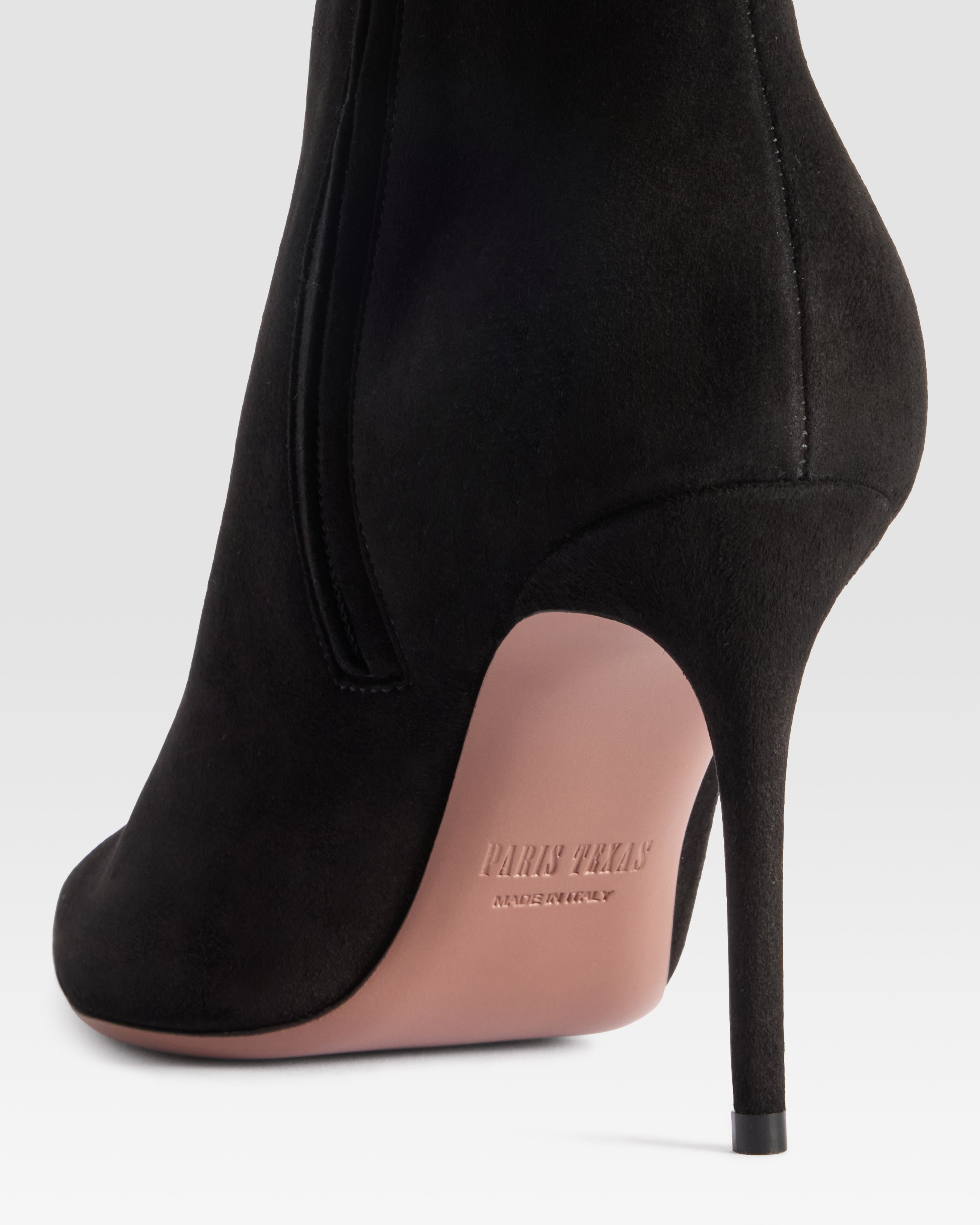 STIVALETTO IN PELLE SCAMOSCIATA