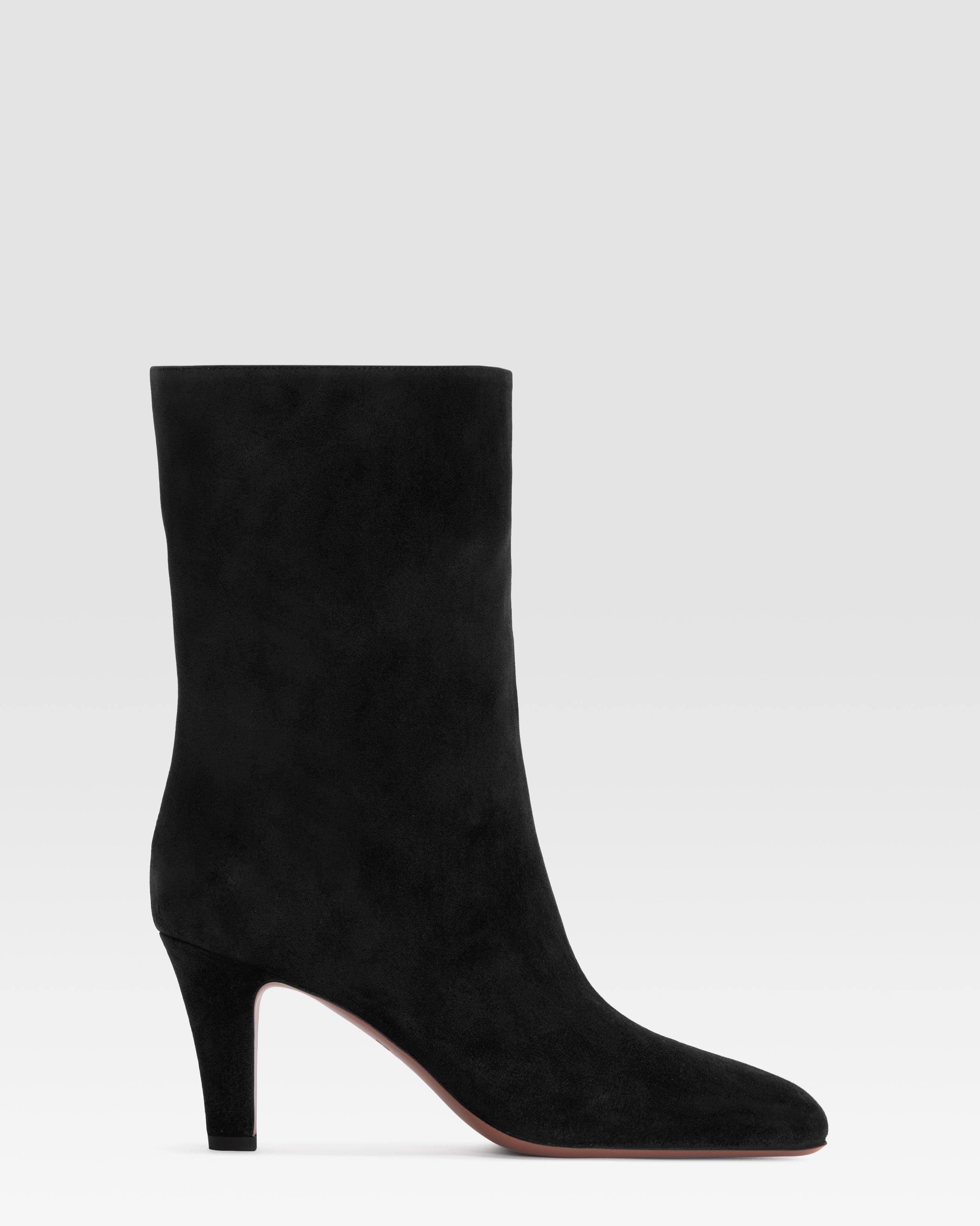 VELOURSLEDER ANKLE BOOT