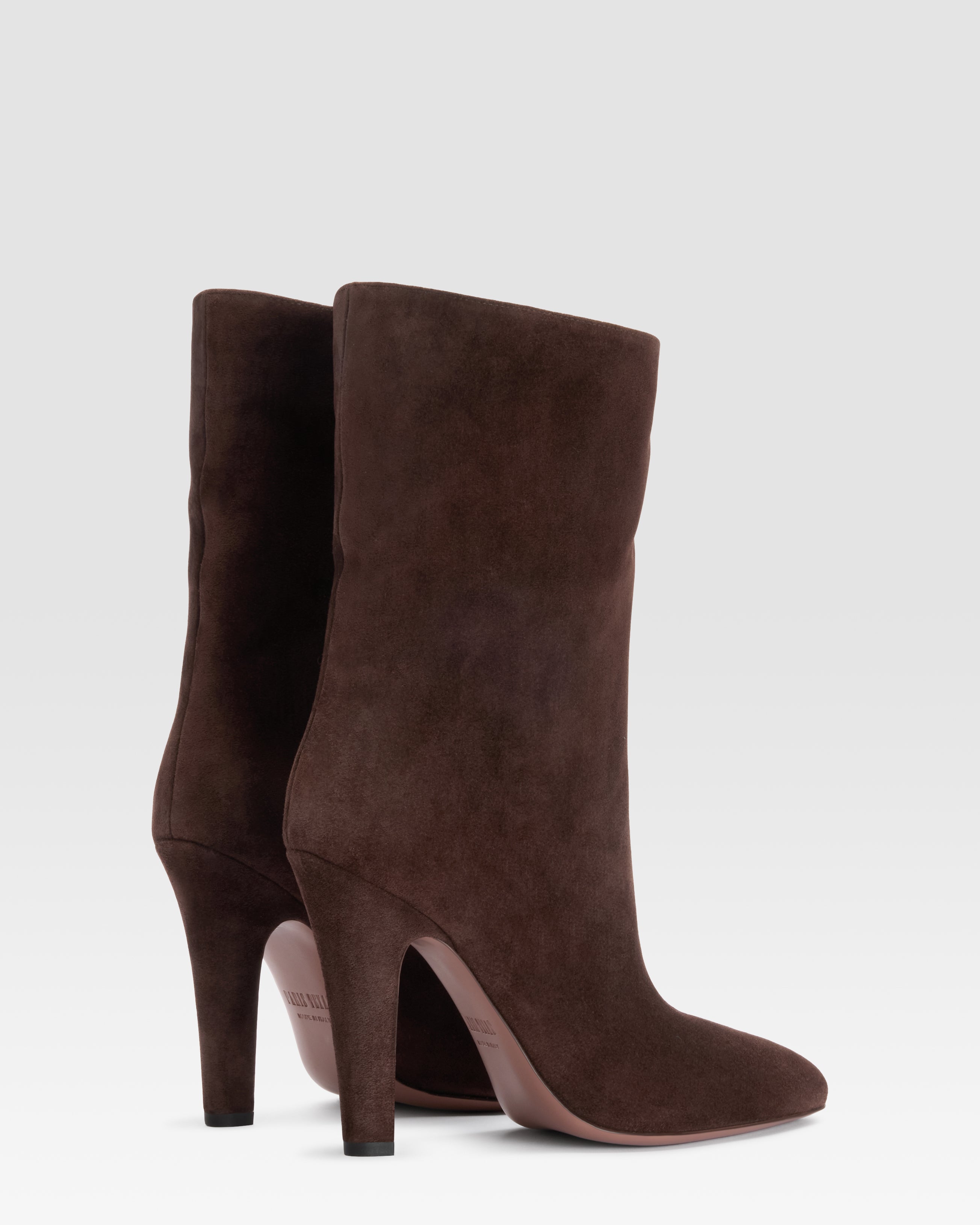 VELOURSLEDER ANKLE BOOT