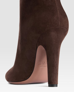 VELOURSLEDER ANKLE BOOT