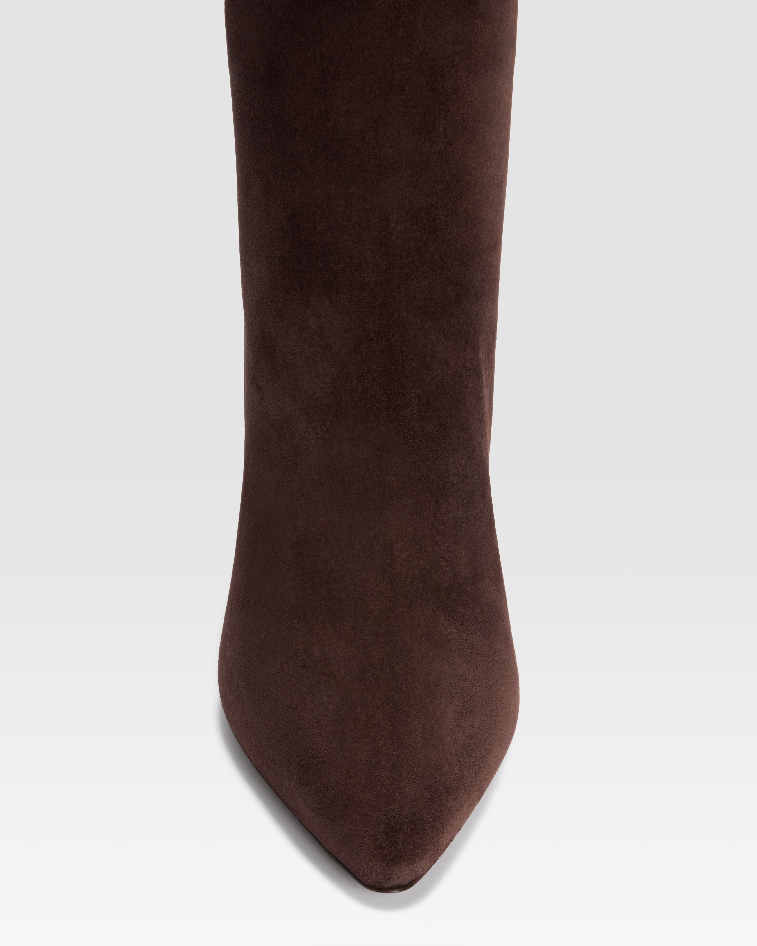 VELOURSLEDER ANKLE BOOT