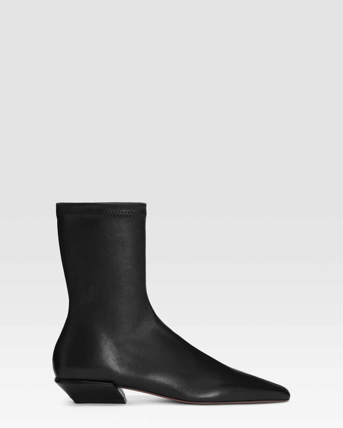 Botin en piel nappa stretch