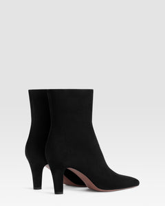 VELOURSLEDER ANKLE BOOT