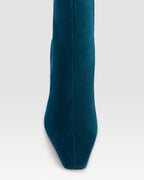 VELOURSLEDER ANKLE BOOT