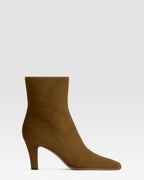 VELOURSLEDER ANKLE BOOT