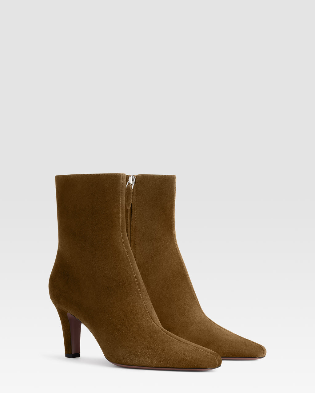 VELOURSLEDER ANKLE BOOT