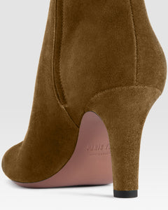 VELOURSLEDER ANKLE BOOT