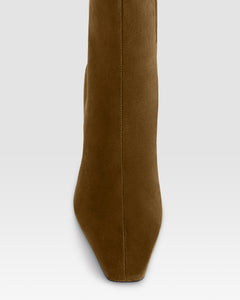 VELOURSLEDER ANKLE BOOT