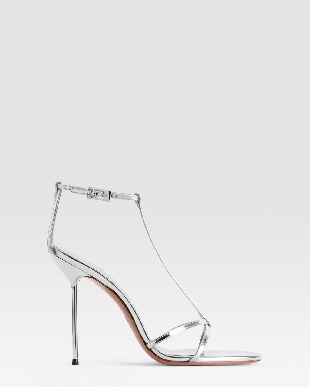 SPIEGELLEDER T-STRAP SANDALE