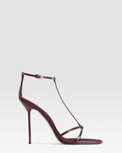 LACKLEDER T-STRAP SANDALE