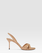 PATENT LEATHER SANDAL