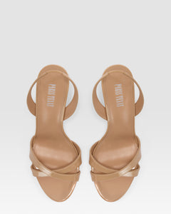 PATENT LEATHER SANDAL