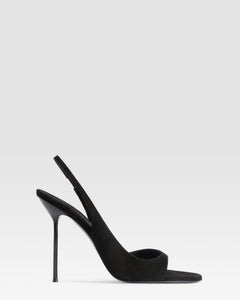 VELOURSLEDER SANDALE