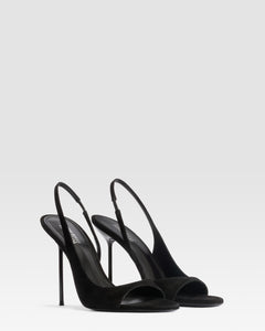 VELOURSLEDER SANDALE