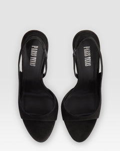 VELOURSLEDER SANDALE