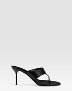 Python-print LEATHER MULE